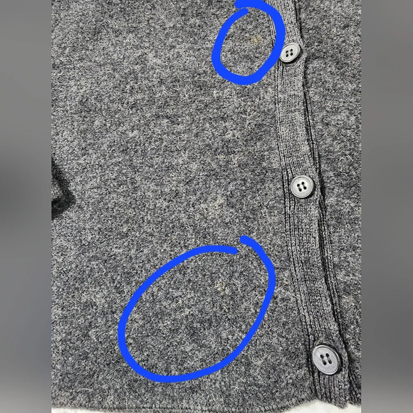 Vtg. Evan Picone 100% Wool neutral gray Fair Isle/Nordic print Knit jacket Sz M - Picture 10 of 10